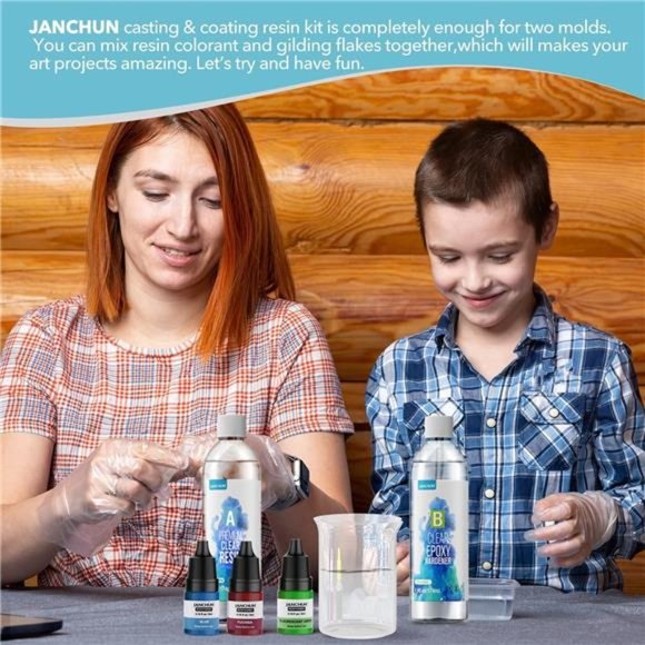 Gift Box Epoxy Resin Kit, Coating and Casting Coaster Molds for Resin Casting - Picture 4 of 6